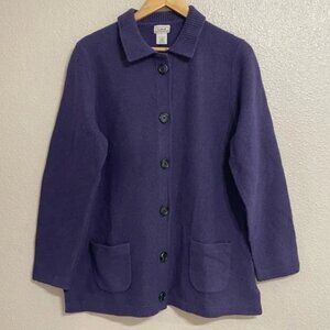 Sag Harbor Wool Cardigan Sweater